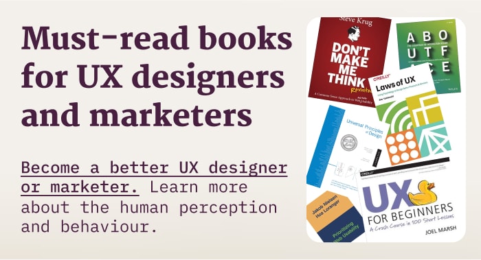 Must-read books for UX designers and marketers