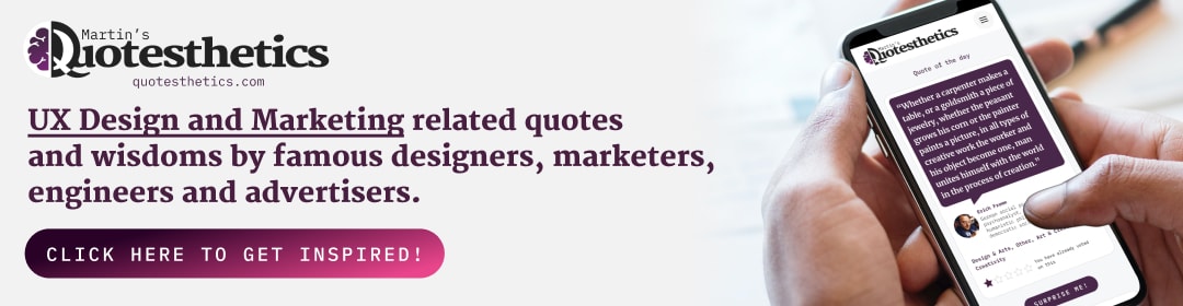 Quotesthethics UX Design Marketing Quotes Wisdoms